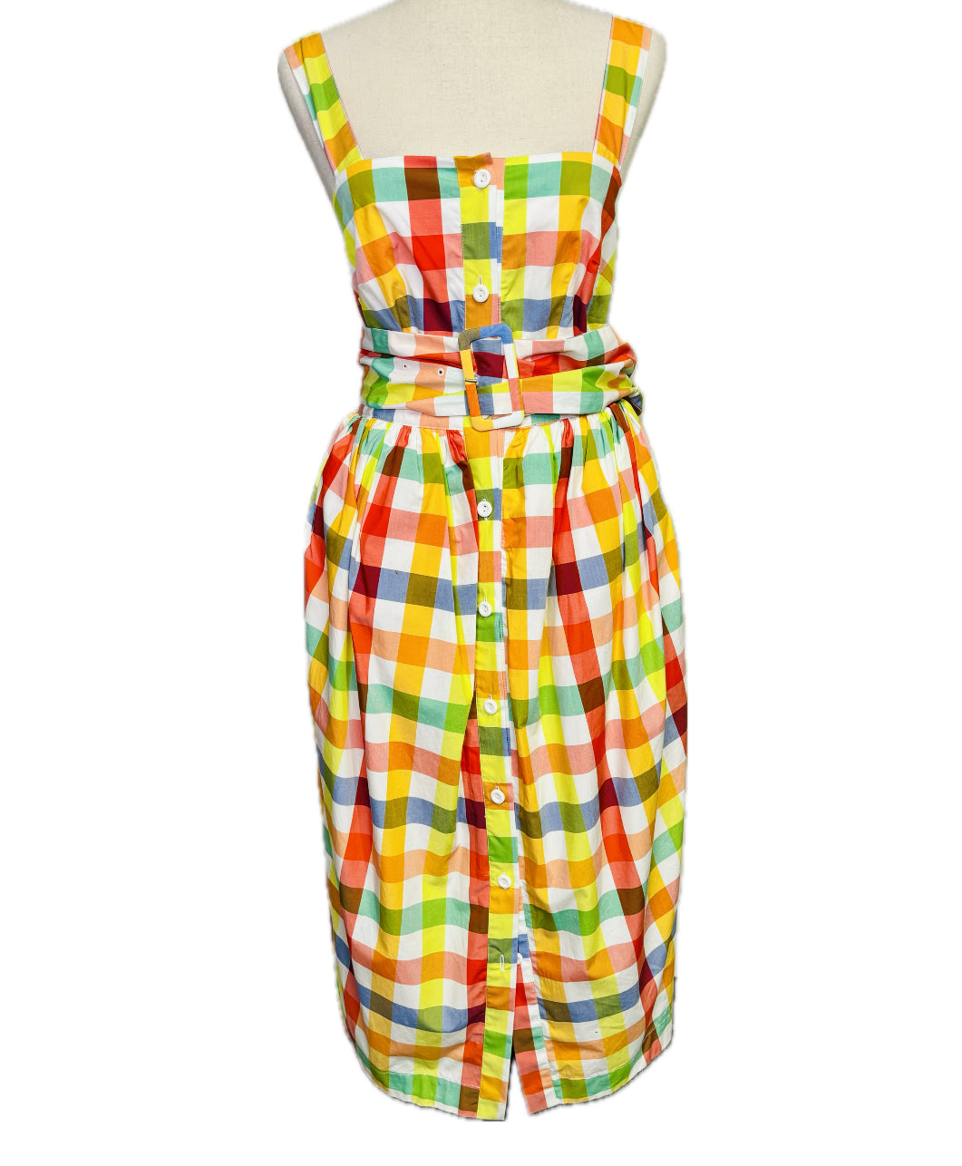 Women Size S Christopher John Rogers x Target Multi-Color Checkered Cotton  Dress – VIDA STYLE SHOP