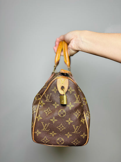 Brown Louis Vuitton Monogram Coated Canvas Purse