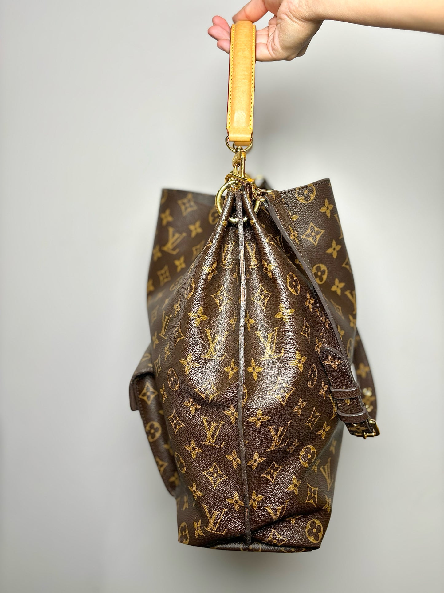 Louis Vuitton Brown Monogram Metis Hobo 2014 Hobo Bag