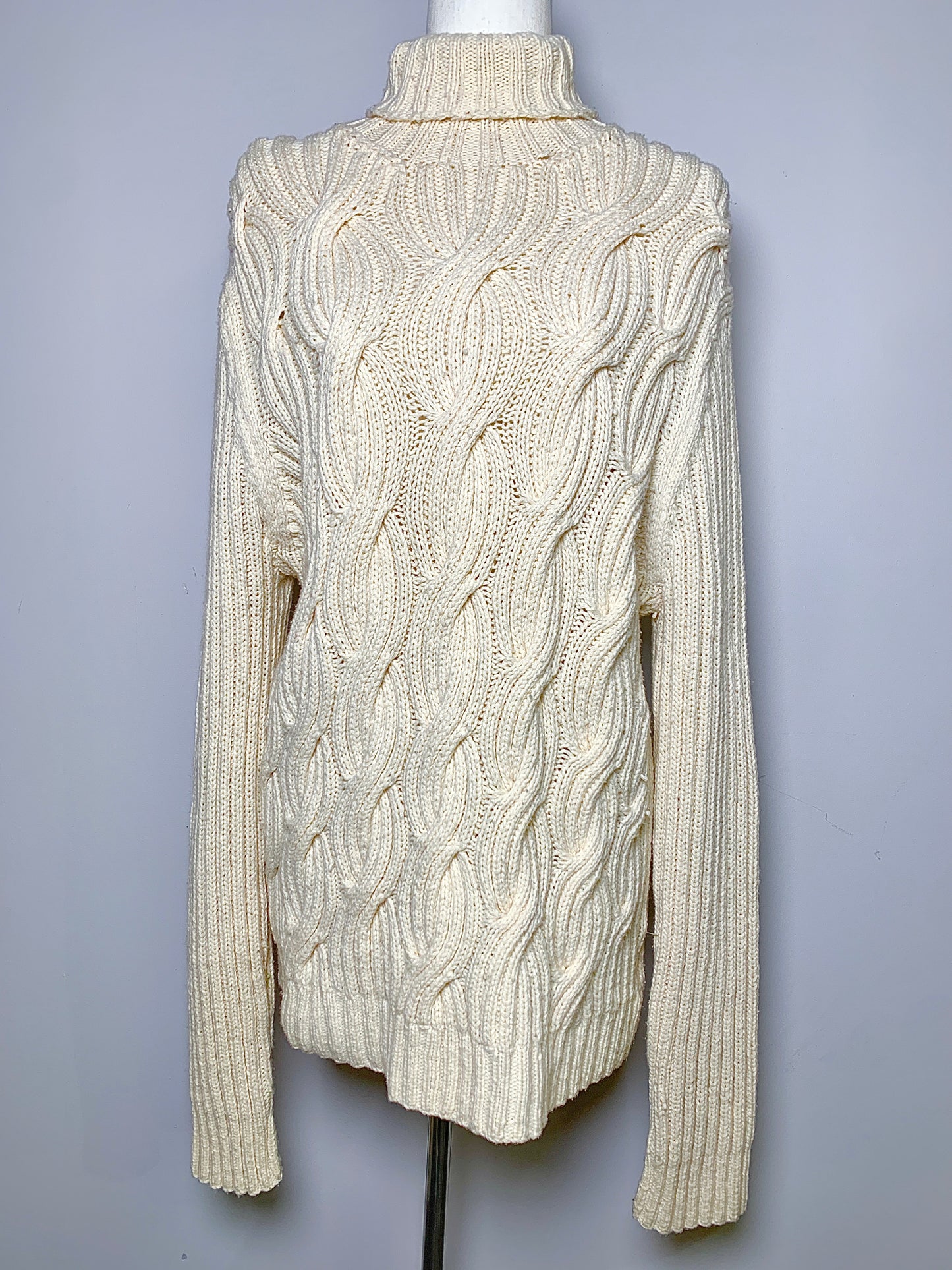 Michael Michael Kors Cream Wool Solid Mens Size XL Sweater