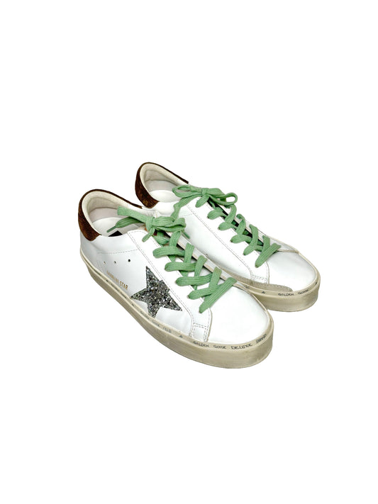 W Shoe Size 38 Golden Goose White Leather Cowhide Tennis shoes