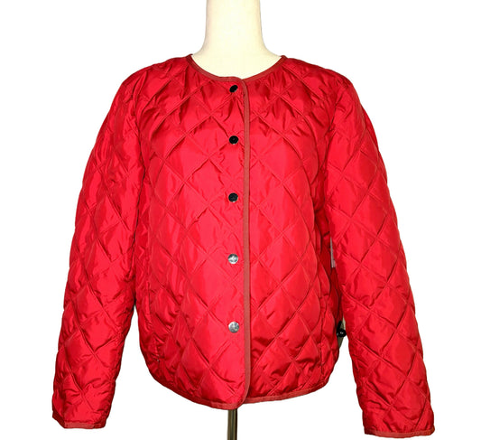 Women Size XL Lafayette 148 Red Jacket