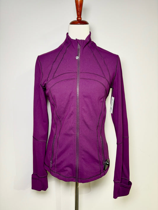 Women Size M Lululemon Purple Solid Active Wear Jacket