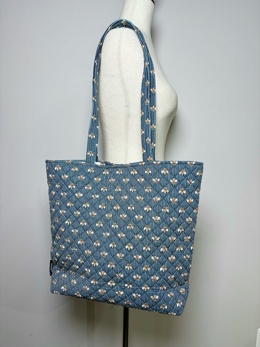 Blue Vera Bradley Tote Bag