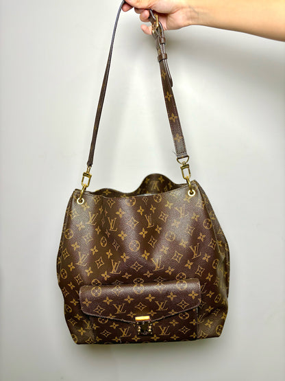 Louis Vuitton Brown Monogram Metis Hobo 2014 Hobo Bag