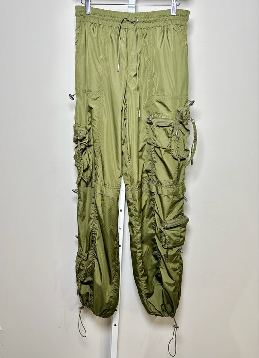 Women Size S SER OYA Olive Solid Polyester Pants