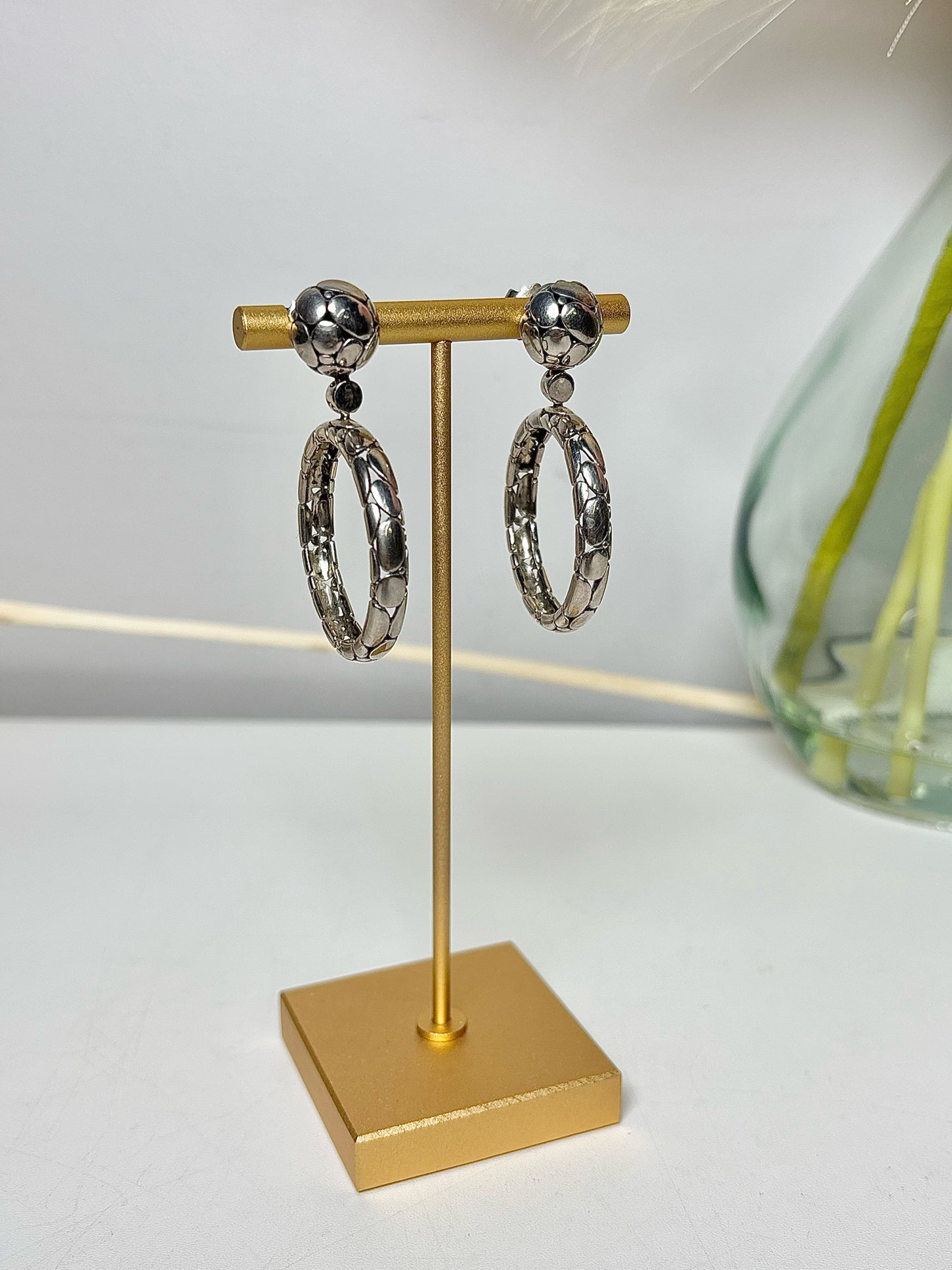 Sterling Silver John Hardy Earrings