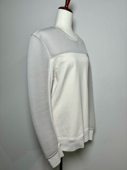 Helmut Lang Cream Cotton Men's Mens Size L Sweater