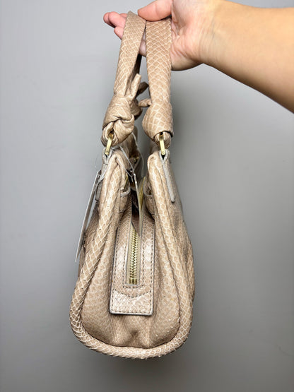 Taupe Python Cole Haan Snakeskin Tote Bag