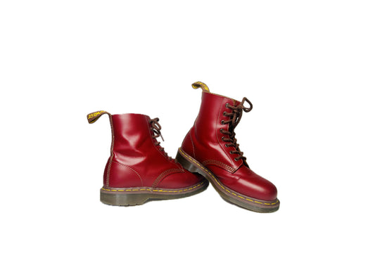 Dr. Martens Burgundy 1460 Leather Boots