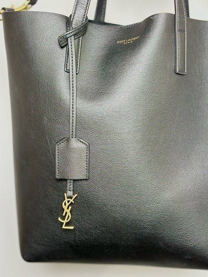 Black Yves Saint Laurent North-South Medium Tote Bag