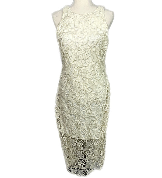 Women Size L Alexia Admor White Eyelet Dress