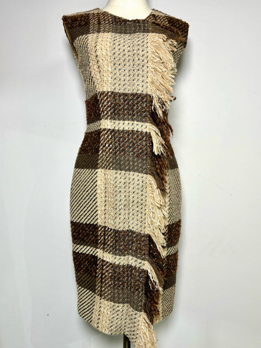 Women Size S Escada Caramel Wool Dress