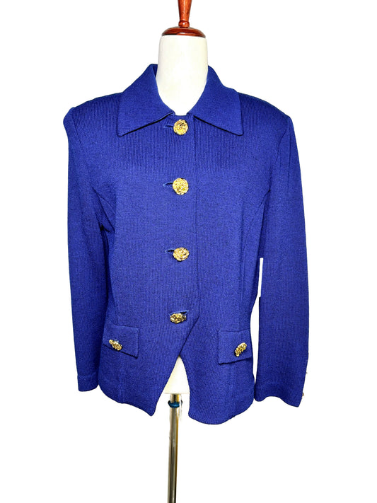 St. John Cobalt Blue Jacket