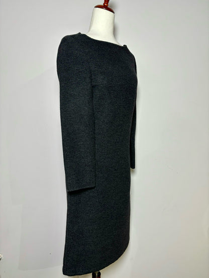 Women Size 2 TSE Cashmere Charcoal Solid Cashmere Dress