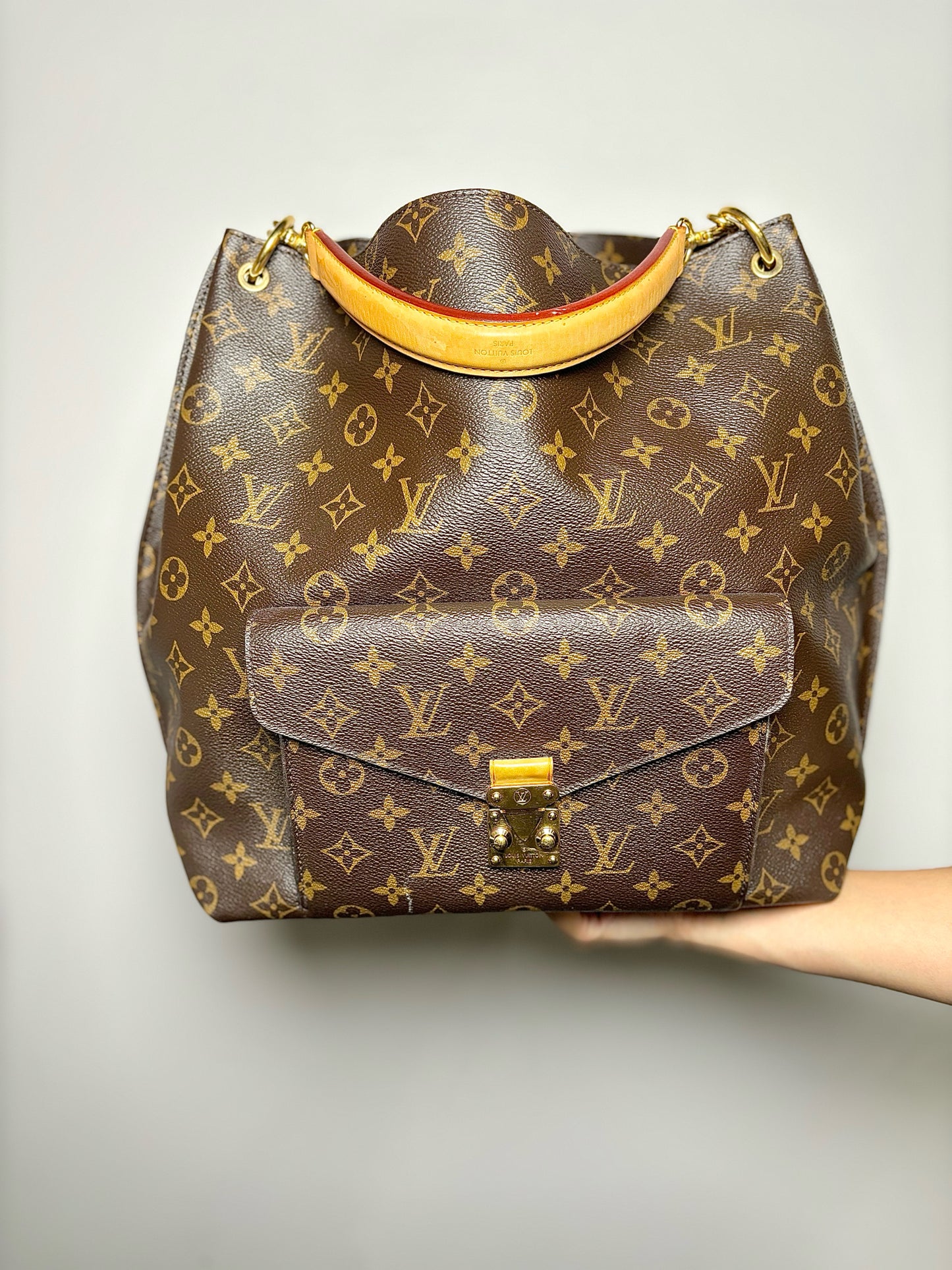 Louis Vuitton Brown Monogram Metis Hobo 2014 Hobo Bag