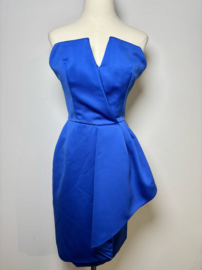 Women Size S Victor Costa Cobalt Blue Special Occasion Sheath Dress