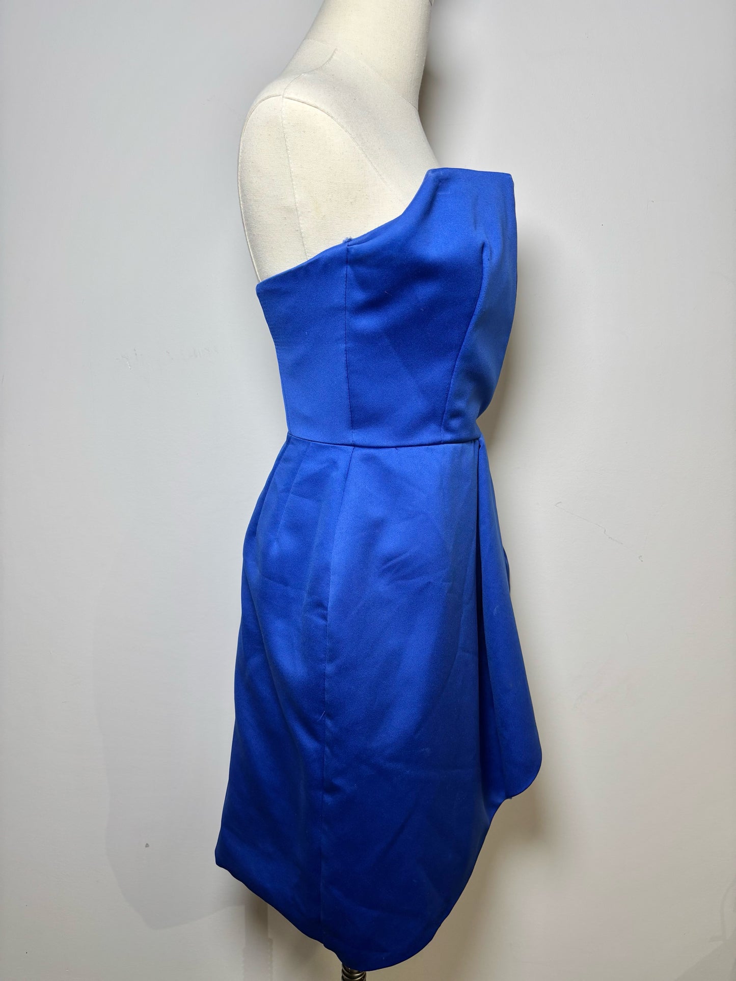 Women Size S Victor Costa Cobalt Blue Special Occasion Sheath Dress