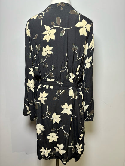 Women Size S Ganni Black Print Dress