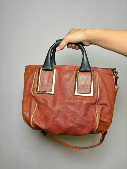 Brown Chloe Leather Purse