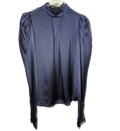 Blouse FRAME Blue Silk