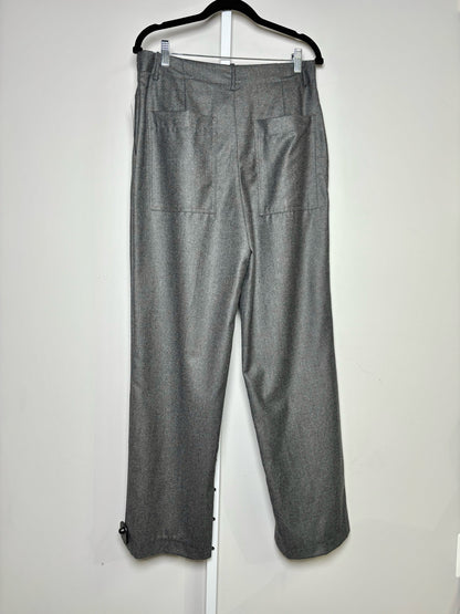 Women Size M Tibi Heather Gray Superfine Wool NWT Pants