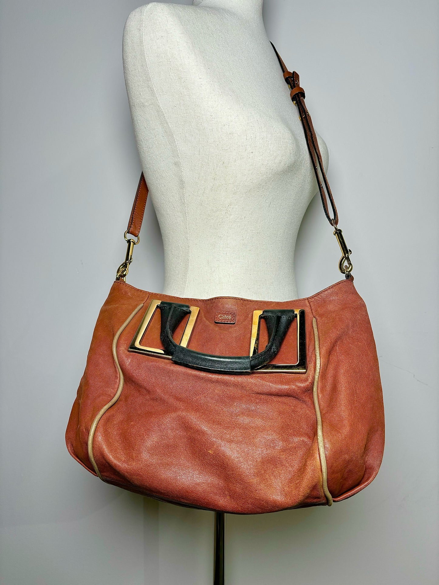 Brown Chloe Leather Purse