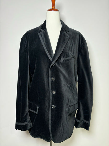 Polo by Ralph Lauren Black Velvet Solid Men's Mens Size XL Blazer