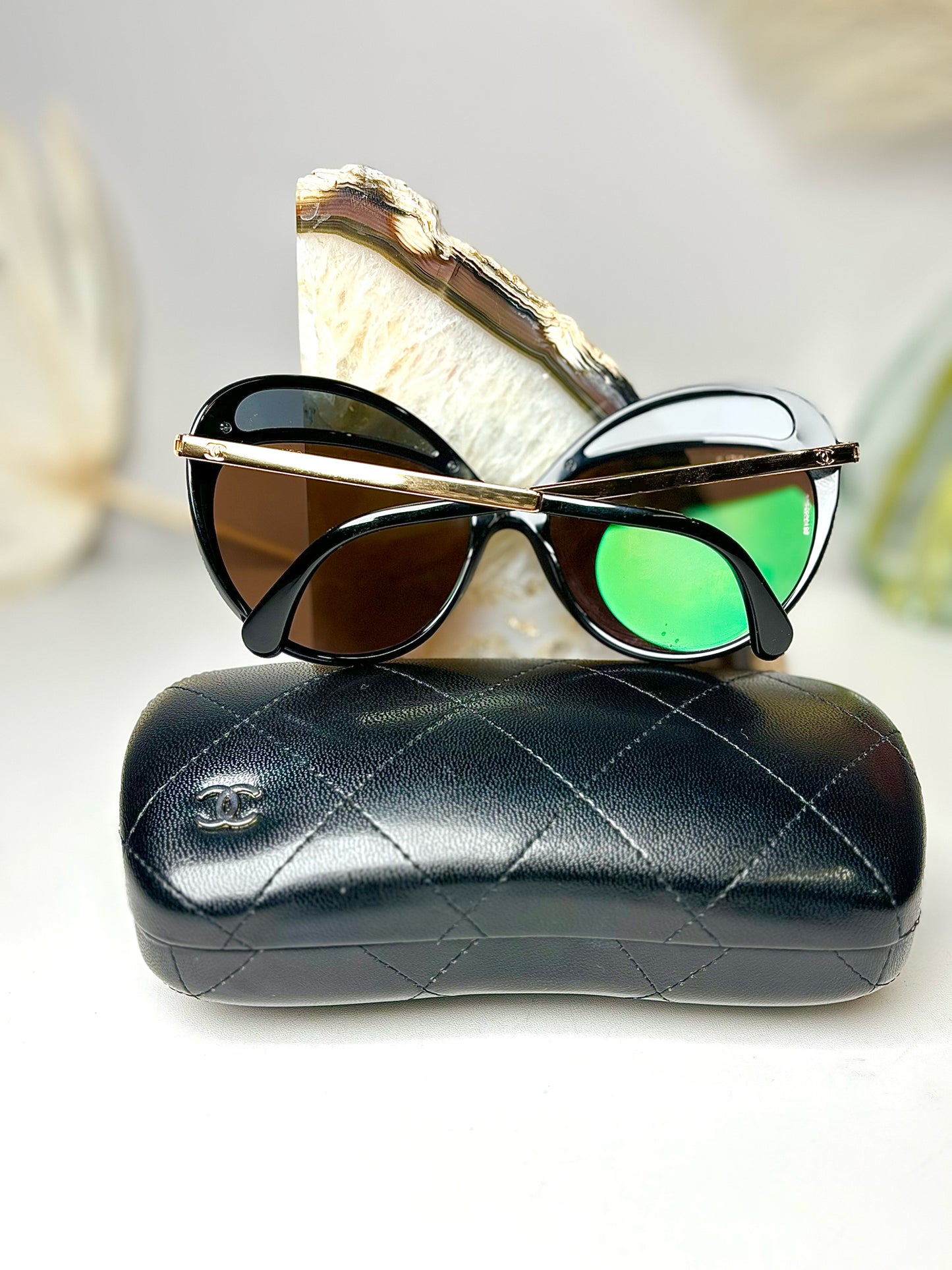 Black Chanel Sunglasses