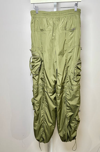 Women Size S SER OYA Olive Solid Polyester Pants