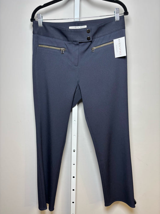 Women Size 10 Veronica Beard Blue Snap Buttons Waist Pants