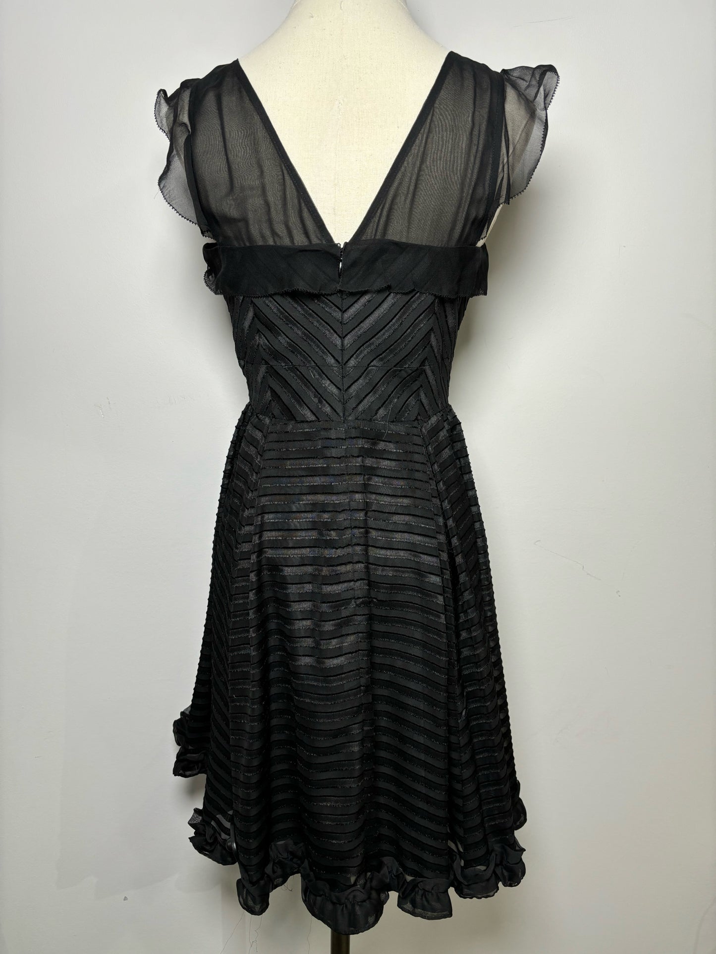 Women Size 4 McGinn Black Women's Dresses Polyester Dress