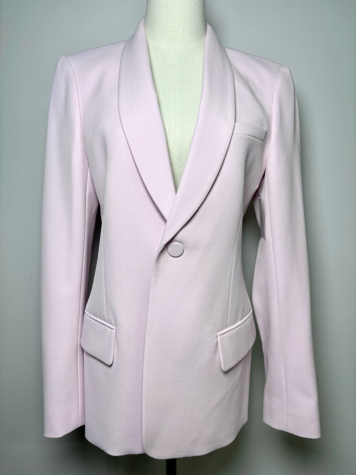 Women Size M ALC Pink Long Single Button NWT Oren Blazer