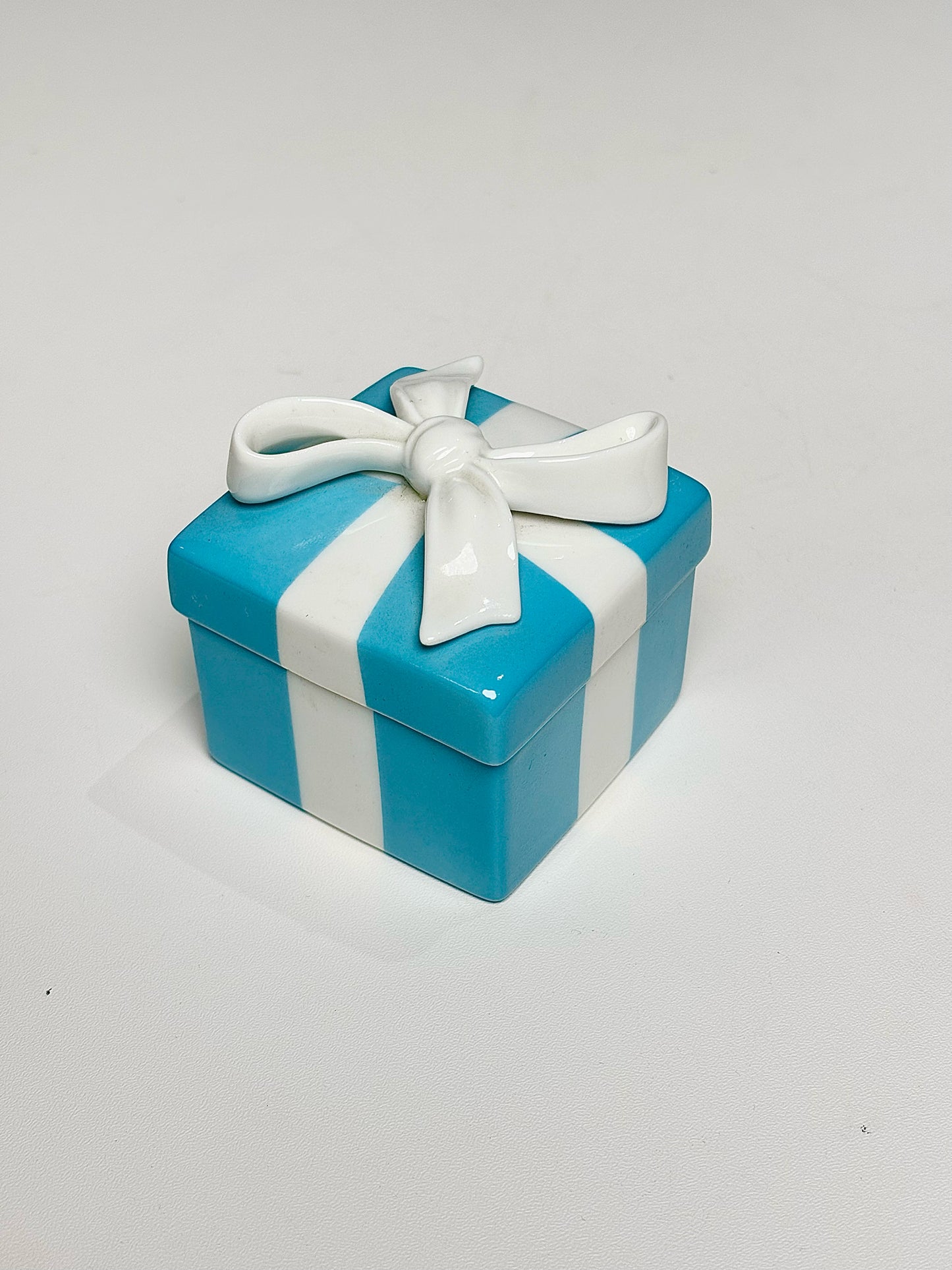 Blue Tiffany & Co. Jewelry Porcelain Trinket Jewelry Box