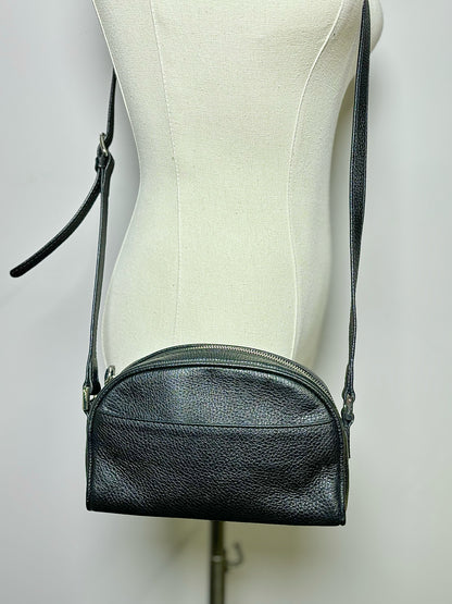 Black Titti Dell Acqua Solid Leather Purse