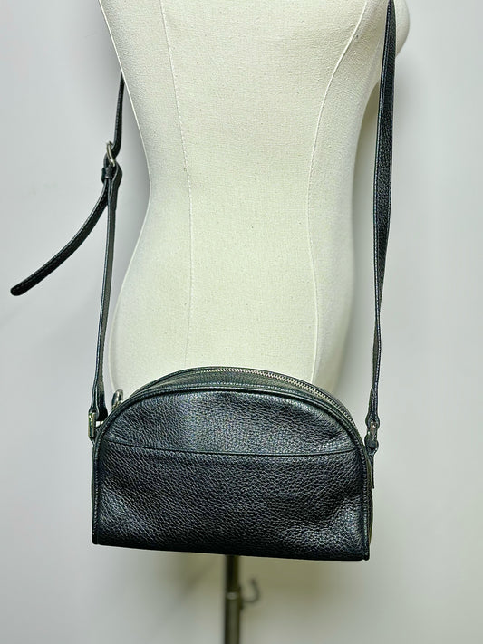 Black Titti Dell Acqua Solid Leather Purse