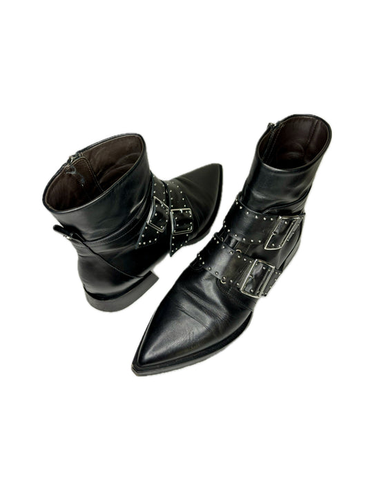 Capezzani Leather Cowhide Boots