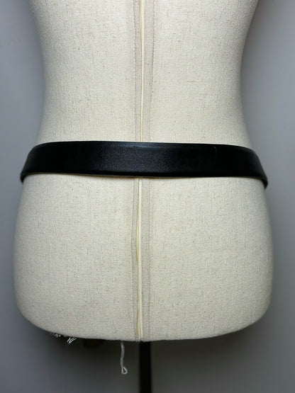 Women's Chico's Leather L Used Belt Leopard Buckle