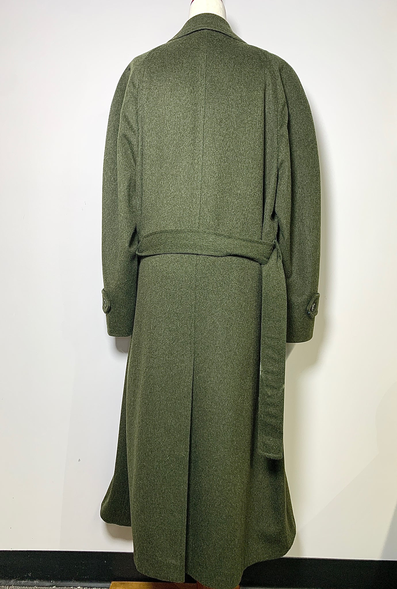 Burberry Hunter Green Wool Men's Mens Size XL Coat