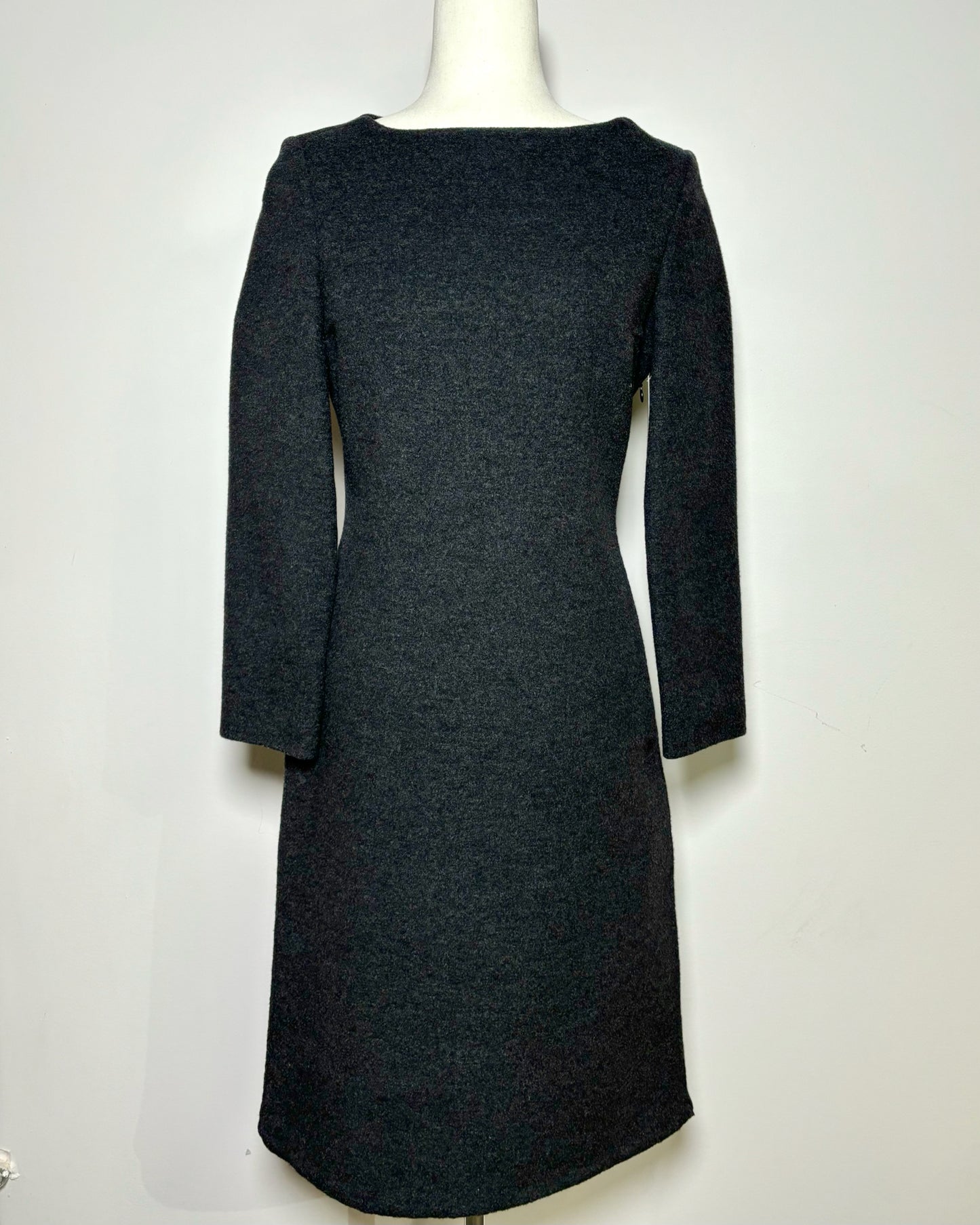 Women Size 2 TSE Cashmere Charcoal Solid Cashmere Dress