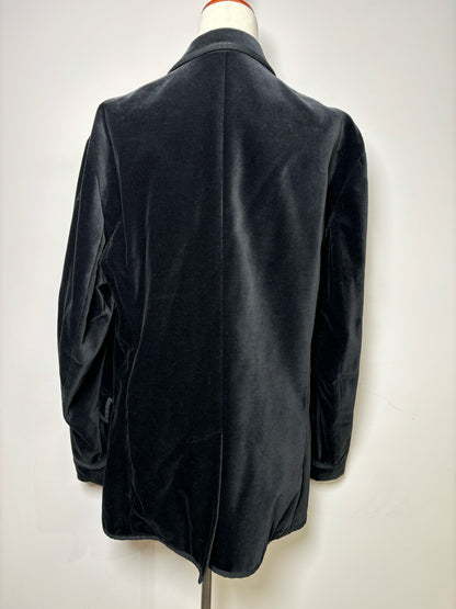 Polo by Ralph Lauren Black Velvet Solid Men's Mens Size XL Blazer