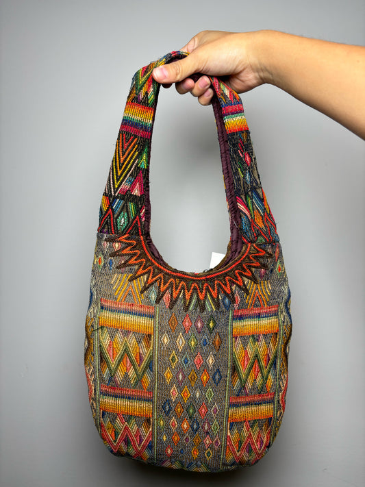 Multi-Color NOL Tapestry Cotton Hobo Purse