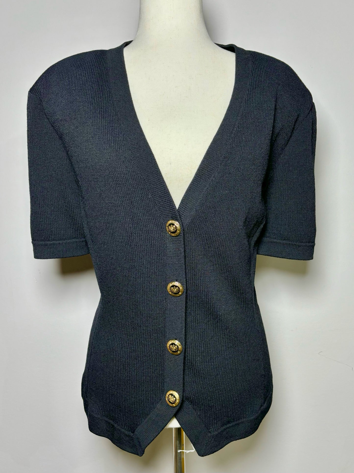 Women Size L St. John Black Top