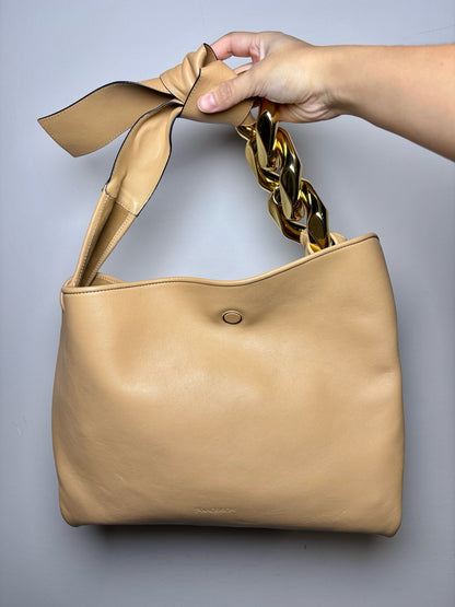 Camel JW Anderson Solid Leather Purse