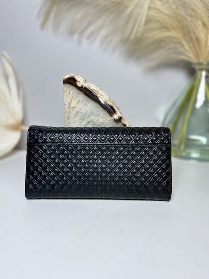 Tory Burch Leather Black Wallet