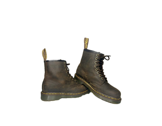 Dr. Martens Brown Suede 1460 Boots