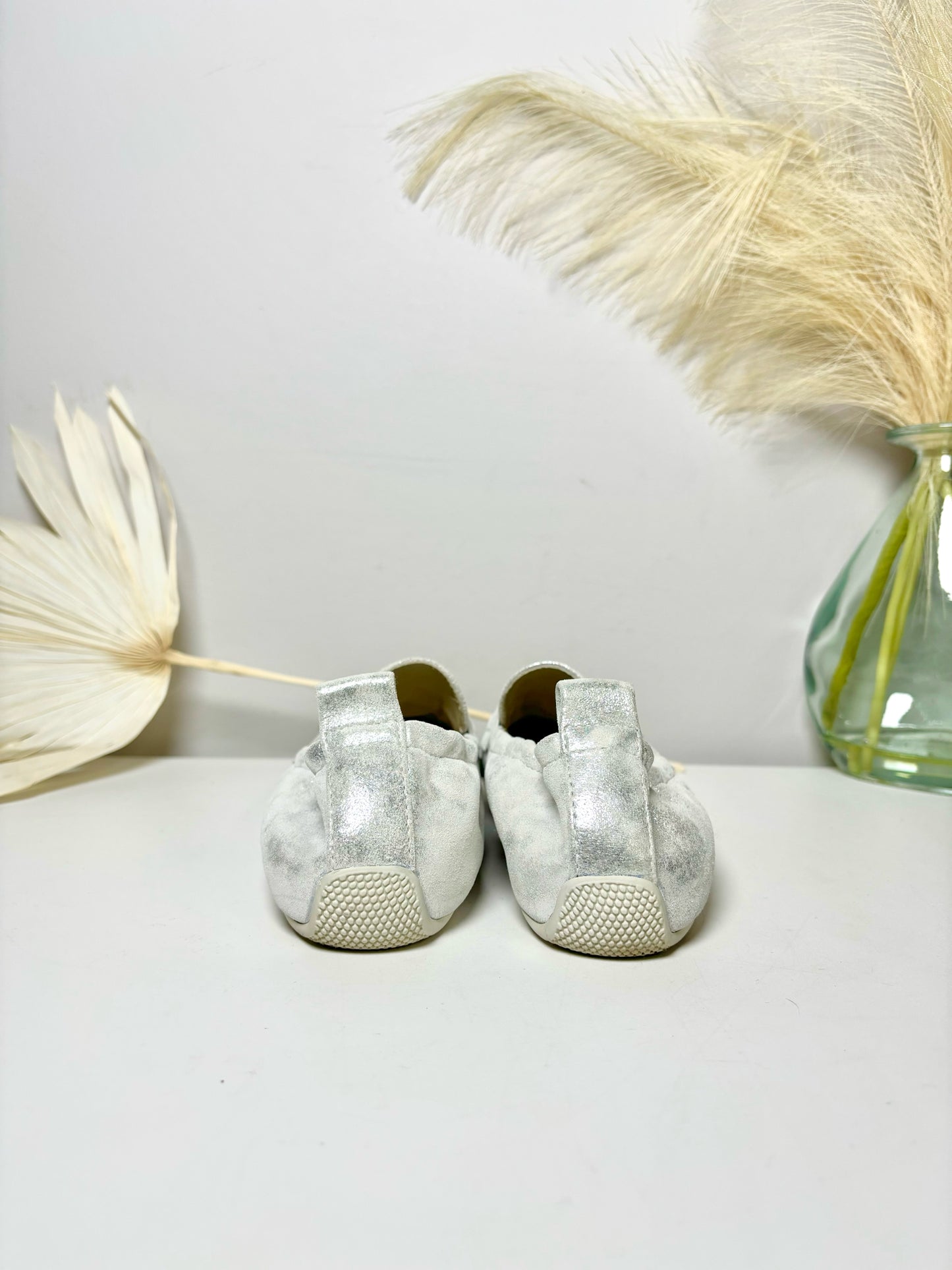 W Shoe Size 36 Candice Cooper Silver Slip-ons