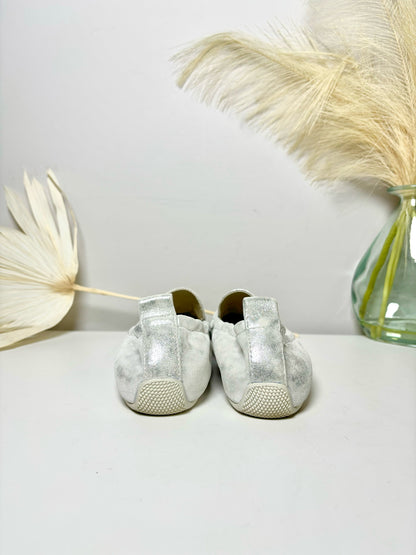 W Shoe Size 36 Candice Cooper Silver Slip-ons