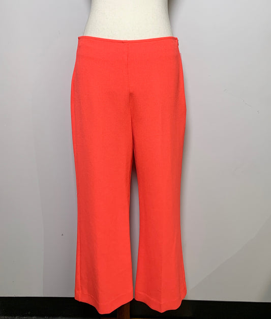 Women Size 4 Trina Turk Coral Solid Polyester Pants