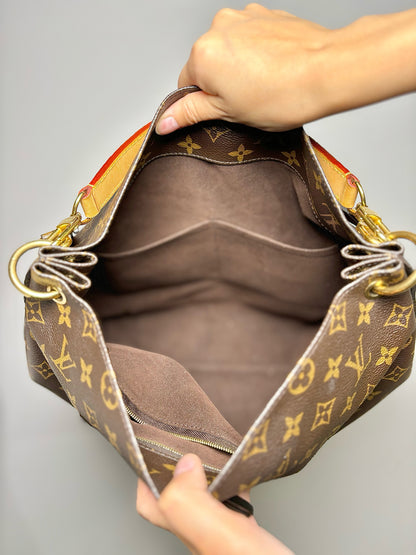 Louis Vuitton Brown Monogram Metis Hobo 2014 Hobo Bag